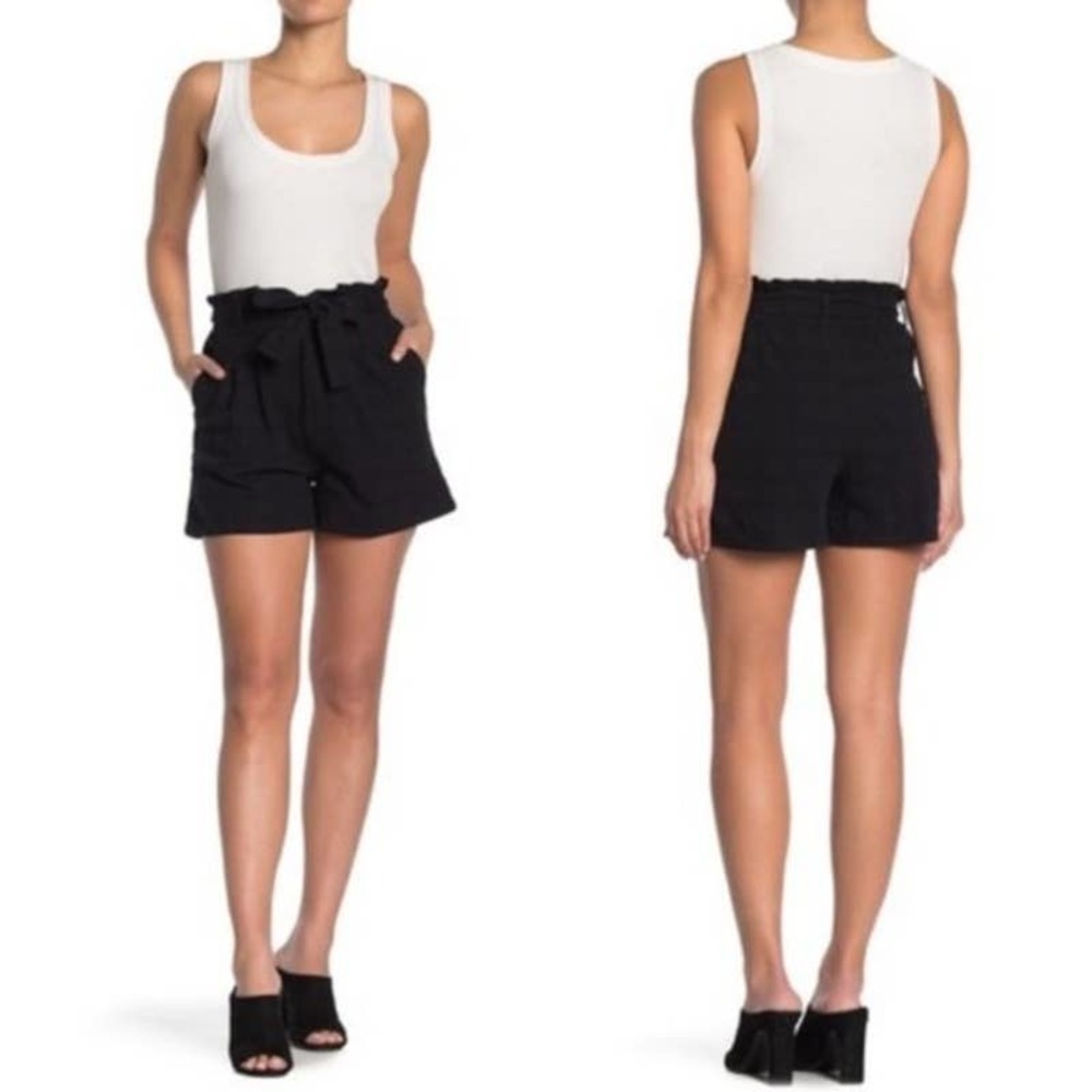 NWT GOOD LUCK GEM High Waist Paperbag Shorts